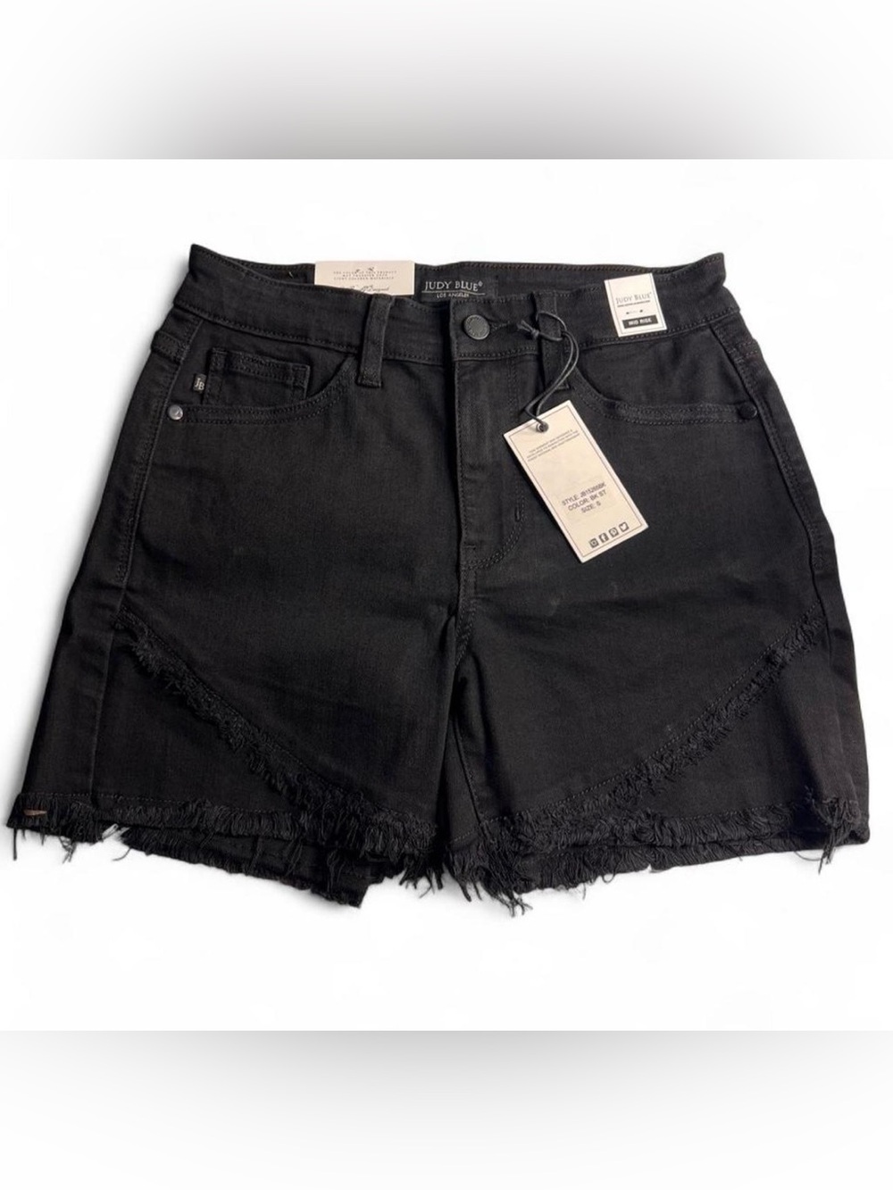 NWT Judy Blue Black Tulip Hem Shorts | Small